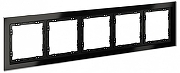 Рамка на 5 постов Voltum S70 VLS110508 цвет Черный