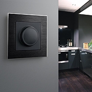 Рамка на 1 пост Werkel Aluminium (черный алюминий) W0011708 цвет Черный-1