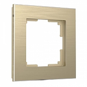 Рамка на 1 пост Werkel Aluminium (шампань) W0011711 цвет Бежевый