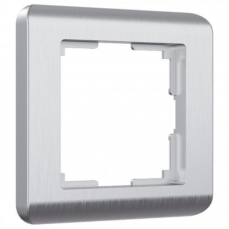 Рамка на 1 пост Werkel Stream (серебряный) W0012106 