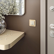 Рамка на 1 пост Werkel Elite (айвори, стекло) W0012443 цвет Желтый-1