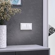 Рамка на 2 поста Werkel Favorit (белый матовый) W0021105 цвет Белый-4