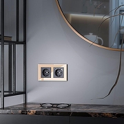 Рамка на 2 поста Werkel Favorit (шампань) W0021111 цвет Бежевый-1