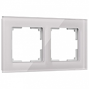 Рамка на 2 поста Werkel Favorit (дымчатый) W0021117 цвет Серый