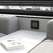 Рамка на 1 пост Werkel AluMax черный алюминий W0013508 цвет Черный-1