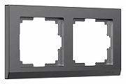 Рамка на 2 поста Werkel Stark (графит матовый) W0021864 цвет Графит