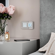 Рамка на 2 поста Werkel Elite (дымчатый, стекло) W0022417 цвет Серый-2