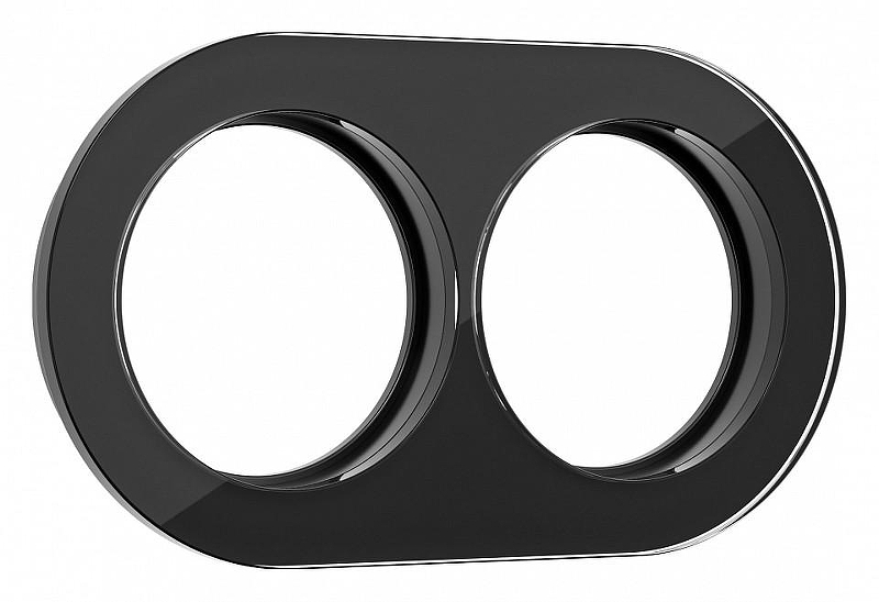 Рамка на 2 поста Werkel черный W0025108 