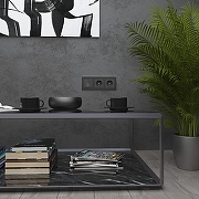 Рамка на 3 поста Werkel Aluminium (черный алюминий) W0031708 цвет Черный-2