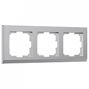 Рамка на 3 поста Werkel Stark 2 W0031806 цвет Серебро
