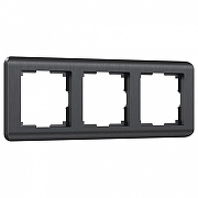 Рамка на 3 поста Werkel Stream (графит) W0032104 цвет Графит