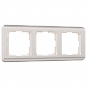 Рамка на 3 поста Werkel Stream (перламутровый) W0032113 цвет Перламутр