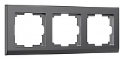 Рамка на 3 поста Werkel Stark (графит матовый) W0031864 цвет Графит