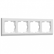 Рамка на 4 поста Werkel Stark (белый) W0041801 цвет Белый
