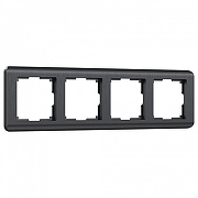 Рамка на 4 поста Werkel Stream (графит) W0042104 цвет Графит