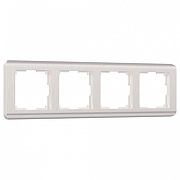 Рамка на 4 поста Werkel Stream (перламутровый) W0042113 цвет Перламутр