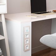 Рамка на 4 поста Werkel Acrylic (айвори) W0042743 цвет Желтый-1