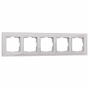 Рамка на 5 постов Werkel Favorit 3 W0051117 цвет Серый