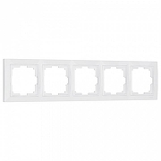 Рамка на 5 постов Werkel Snabb basic (белый) W0052001 цвет Белый