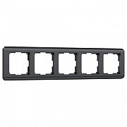Рамка на 5 постов Werkel Stream (графит) W0052104 цвет Графит