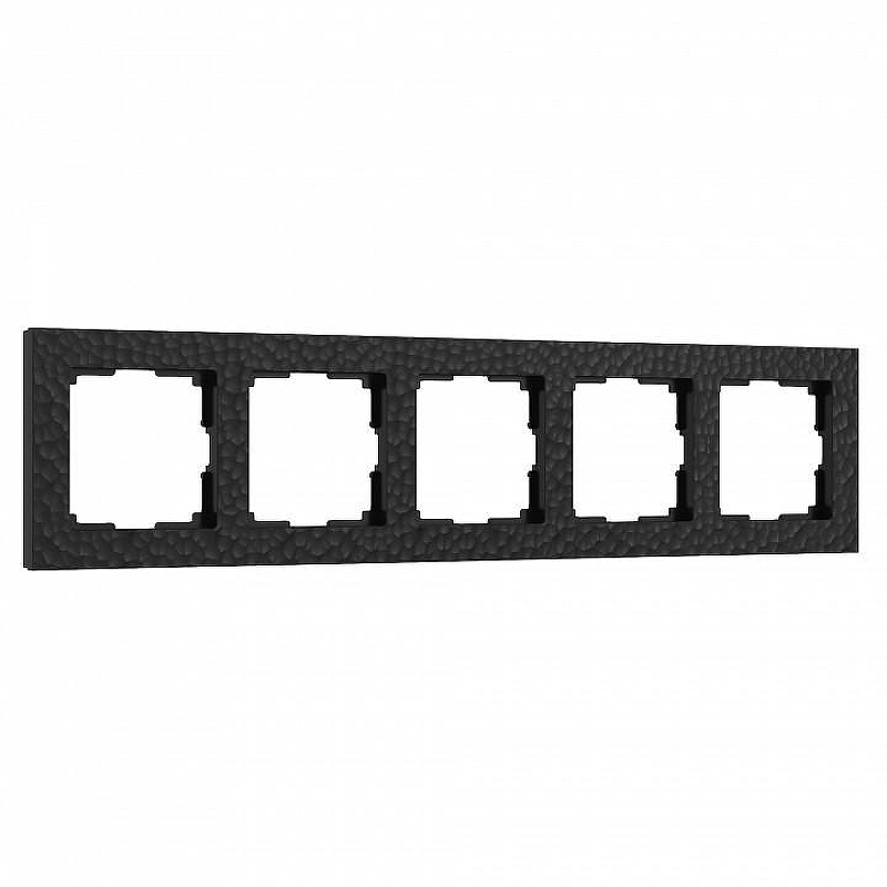 Рамка на 5 постов Werkel Hammer черный W0052408 