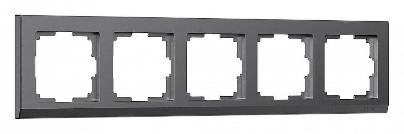 Рамка на 5 постов Werkel Stark (графит матовый) W0051864 