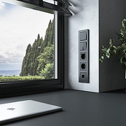 Рамка на 5 постов Werkel Senso черный soft-touch W0053108 цвет Черный-1