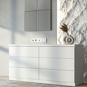 Рамка на 5 постов Werkel Slab белый софт W0052961 цвет Белый-2