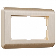 Рамка на 2 поста Werkel Stream (шампань) W0082111 цвет Бежевый