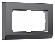 Рамка для двойной розетки Werkel Stark (графит матовый) W0081864 цвет Графит