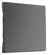 Клавиша для выключателя проходного Werkel графит рифленый W1119004 цвет Графит