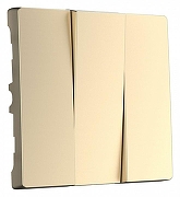 Клавиши для выключателя трехклавишного Werkel шампань W1139011 цвет Бежевый