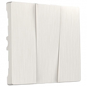 Клавиши для выключателя трехклавишного Werkel перламутровый рифленый W1139013 цвет Перламутр