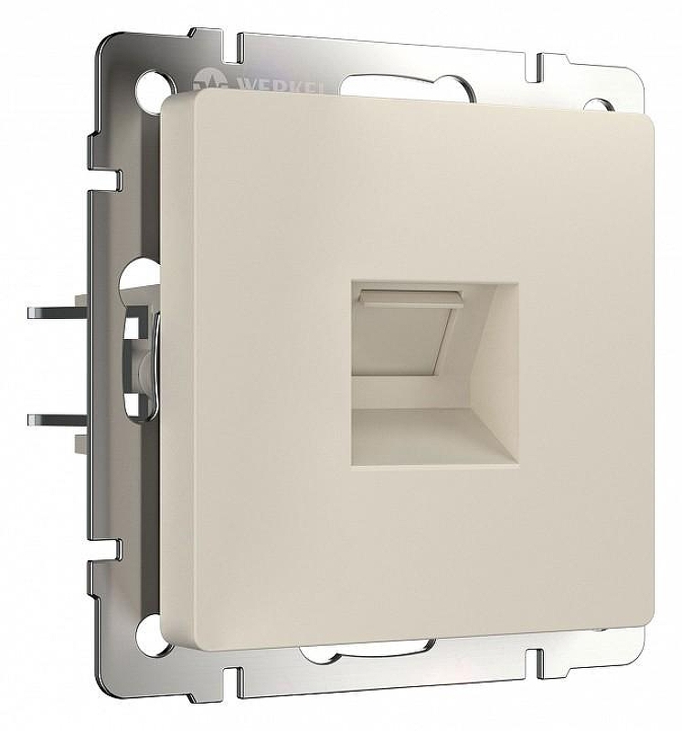 Розетка Ethernet RJ-45 без рамки Werkel айвори матовый W1181062 