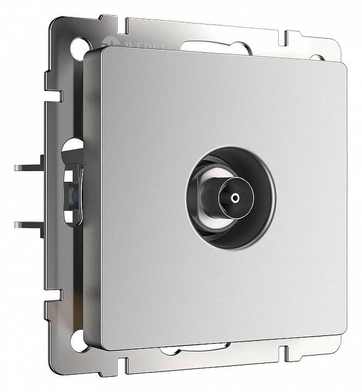 ТВ-розетка без рамки Werkel серебряный матовый W1183065 