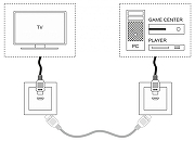 Розетка HDMI без рамки Werkel слоновая кость W1186003 цвет Слоновая кость-2