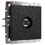 ТВ-розетка оконечная без рамки Werkel Hammer черный W1283008 цвет Черный