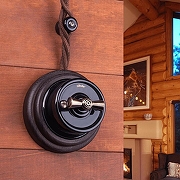 Изолятор керамический Werkel Ретро (черный) W6431308 цвет Черный-1