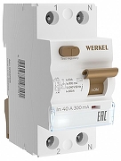 Устройство защитного отключения 1P Werkel W912P404 цвет Белый
