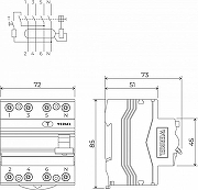 Устройство защитного отключения 3P Werkel Устройства защитного отключения W914P406 цвет Белый-1