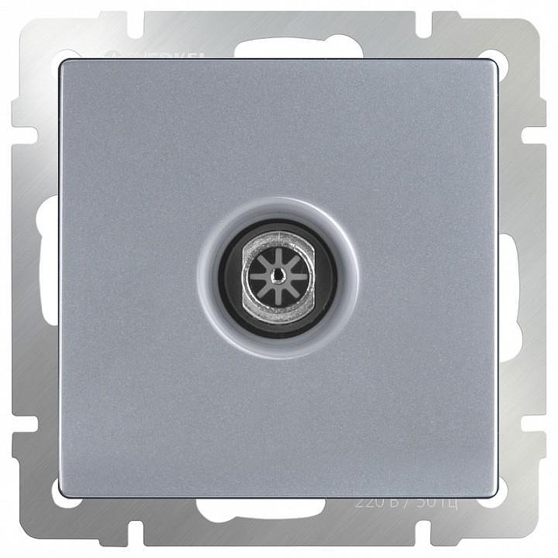 ТВ-розетка оконечная без рамки Werkel Серебряный WL06-TV 