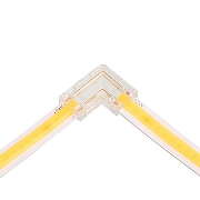 Соединитель лент угловой жесткий Wolta WLS-2PIN-COB-8MM-L цвет Прозрачный-1