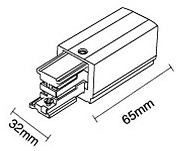Токопровод левый Italline WSO WSO 24BL white цвет Белый-3
