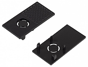 Заглушка для трека Эра Б0054784 цвет арматуры Черный