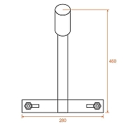 Основание для светильника Wolta К1П-03-035-1-012х06-С цвет Серый-5