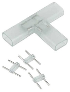 Соединитель лент T-образный жесткий Elektrostandard Переходник для ленты 220V 5050 IP 20