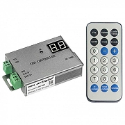 Контроллер-регулятор цвета RGBW с пультом ДУ Arlight HX-805 016999 цвет Серый