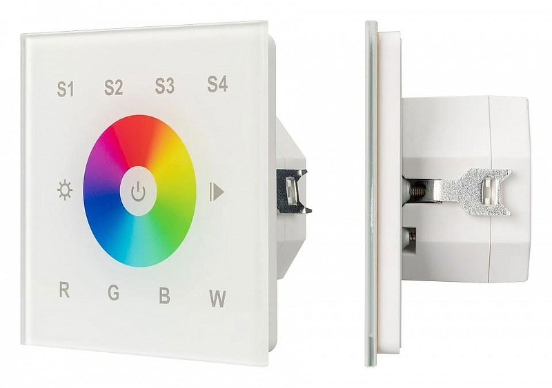 Панель-регулятора цвета RGBW сенсорный встраиваемый Arlight INTELLIGENT 023803(1) 