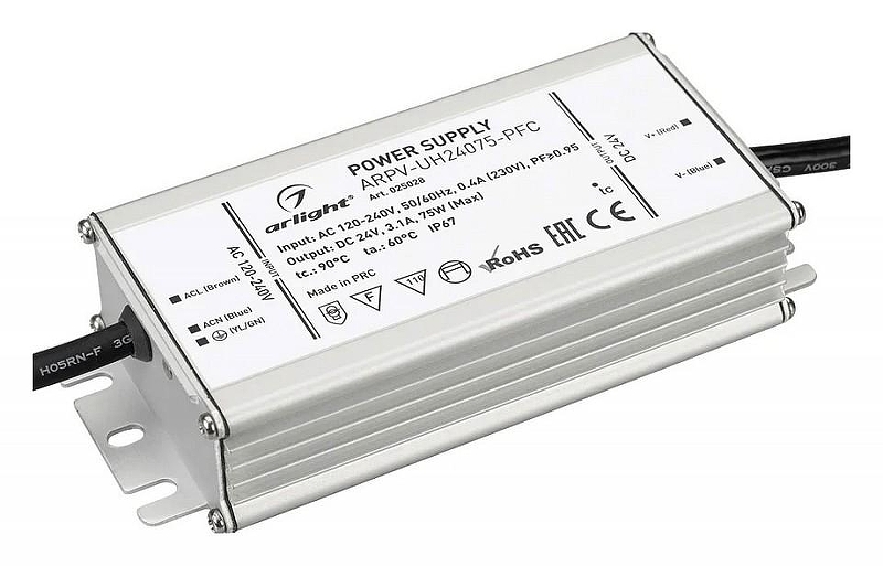 Блок питания с проводом Arlight ARPV-UH 025028 