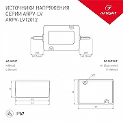 Блок питания с проводом Arlight ARPV 033326 цвет Белый-1